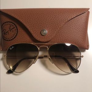 Aviator Ray Bans - Brown